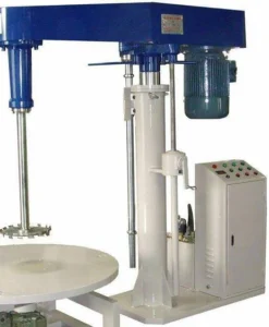 Lift-type high-speed disperser for paint and ink production