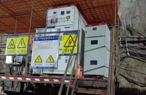 10kV solid state soft starter installed at a water diversion project tunnel
