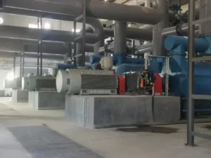 Coal mine gas extraction vacuum pump driven by a 10kV soft starter
